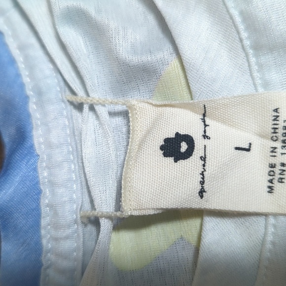 Peloton x Spiritual Gangster Tie-Dye Workout Tank Top White/Blue Size Large - Picture 3 of 7